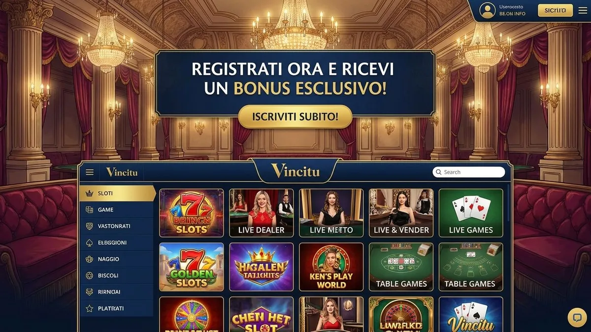Registrazione con bonus